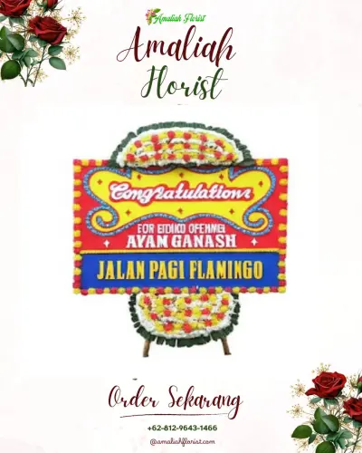 Bunga Papan Congratulation di Waihaong